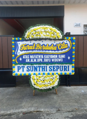Papan Bunga Duka di Bukit Santuai